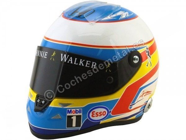 Cochesdemetal.es 2015 Casco-Helmet Fernando Alonso Producto Oficial McLaren Honda Schuberth 70120708 1:2