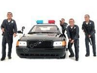 Set 4 Figuras de Resina "Oficial de Policía" 1:18 American Diorama 24011