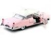 Cochesdemetal.es 1955 Cadillac Fleetwood Series 60 Special "Elvis Presley" Rosa 1:18 Greenlight 12950