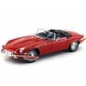 1971 Jaguar Type "E" V12 Cabriolet Rojo 1:18 Lucky Diecast 92608 Cochesdemetal 1 - Coches de Metal 
