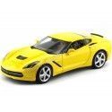 Cochesdemetal.es 2014 Chevrolet Corvette C7 Stingray Amarillo 1:18 Maisto 31182