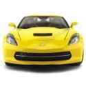 Cochesdemetal.es 2014 Chevrolet Corvette C7 Stingray Amarillo 1:18 Maisto 31182