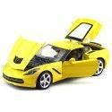 Cochesdemetal.es 2014 Chevrolet Corvette C7 Stingray Amarillo 1:18 Maisto 31182