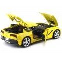 Cochesdemetal.es 2014 Chevrolet Corvette C7 Stingray Amarillo 1:18 Maisto 31182