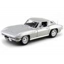 Cochesdemetal.es 1965 Chevrolet Corvette Sting Ray Coupé (C2) Gris 1:18 Maisto 31640