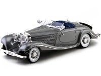 1936 Mercedes-Benz 500K TYP Specialroadster Gris/Azul 1:18 Maisto 36862