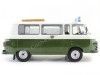 Cochesdemetal.es 1965 Barkas B 1000 Feurewehr Mini Bus Policía Alemana 1:18 MC Group 18009