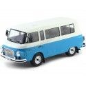 Cochesdemetal.es 1965 Barkas B 1000 Minibus Azul/Blanco 1:18 MC Group 18007