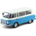 Carsdemetal.es 1965 Barkas b 1000 mininudo azul/branco 1:18 MC Grupo 18007