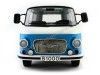 Carsdemetal.es 1965 Barkas b 1000 mininudo azul/branco 1:18 MC Grupo 18007