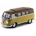 Carsdemetal.es 1962 Volkswagen microbus combi tipo 2 t1 marron-Gold 1:18 Lucky Diecast 92328