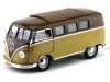 Carsdemetal.es 1962 Volkswagen microbus combi tipo 2 t1 marron-Gold 1:18 Lucky Diecast 92328