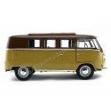 Carsdemetal.es 1962 Volkswagen microbus combi tipo 2 t1 marron-Gold 1:18 Lucky Diecast 92328