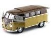 Carsdemetal.es 1962 Volkswagen microbus combi tipo 2 t1 marron-Gold 1:18 Lucky Diecast 92328