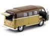 Carsdemetal.es 1962 Volkswagen microbus combi tipo 2 t1 marron-Gold 1:18 Lucky Diecast 92328