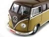 Carsdemetal.es 1962 Volkswagen microbus combi tipo 2 t1 marron-Gold 1:18 Lucky Diecast 92328