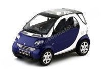 1988 Smart Fortwo City Coupe C453 Silver/Blue/Black 1:18 Maisto 31852