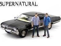 1967 Chevrolet Impala Sport Sedan "Supernatural TV Series + 2 figuras" 1:18 Greenlight 19021