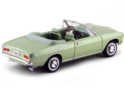 1969 Chevrolet Corvair Monza Convertible Verde 1:18 Lucky Diecast 92498 Cochesdemetal.es 2