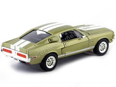 Cochesdemetal.es 1968 Ford Shelby GT-500KR Tungsten Grey 1:18 Lucky Diecast 92168 2