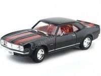 1964 Chevrolet Camaro Z28 Negro-Rojo 1:18 Lucky Diecast 92188