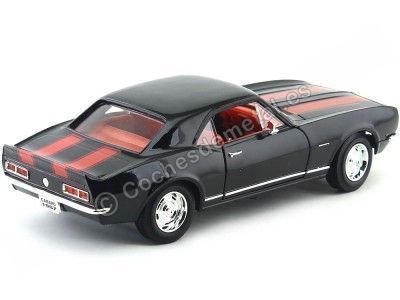 Cochesdemetal.es 1964 Chevrolet Camaro Z28 Negro-Rojo 1:18 Lucky Diecast 92188 2