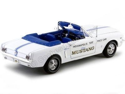 Cochesdemetal.es 1964 Ford Mustang 1-2 Convertible Indianapolis 500 Pace Car 1:18 Auto World AW209 2