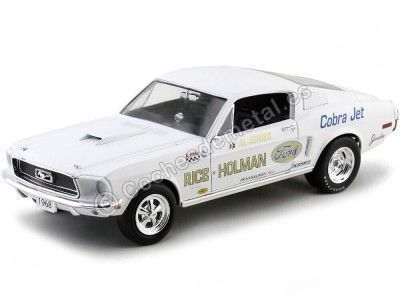 1968 Ford Mustang S-S Cobra Jet Rice-Holman 1:18 Auto World AW203 Cochesdemetal.es