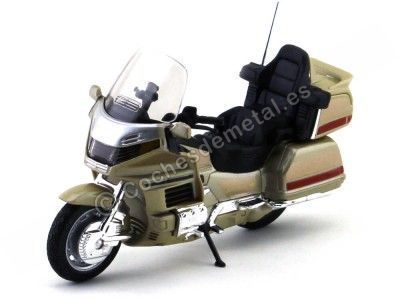 Cochesdemetal.es 2010 Honda Gold Wing GL1800 Dorada 1:18 Welly 13299