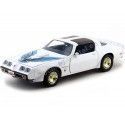 Cochesdemetal.es 1979 Pontiac Firebird Trans AM Blanco-Azul 1:18 Lucky Diecast 92378
