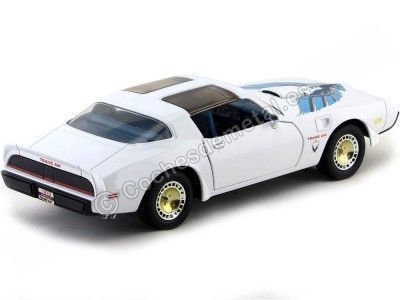 1979 Pontiac Firebird Trans AM Blanco-Azul 1:18 Lucky Diecast 92378 Cochesdemetal.es 2