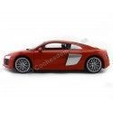 Cochesdemetal.es 2016 Audi R8 V10 FSI Rojo Metalizado 1:18 Welly 18052