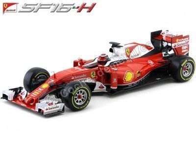 Cochesdemetal.es 2016 Ferrari SF16-H Kimi Raikkonen 1:18 Bburago 16802R