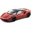 Carsdemetal.es 2015 Ferrari 488 GTB vermelho/preto 1:18 Bburago Signature Series 16905
