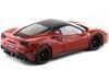 Carsdemetal.es 2015 Ferrari 488 GTB vermelho/preto 1:18 Bburago Signature Series 16905