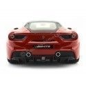 Carsdemetal.es 2015 Ferrari 488 GTB vermelho/preto 1:18 Bburago Signature Series 16905