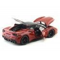 Carsdemetal.es 2015 Ferrari 488 GTB vermelho/preto 1:18 Bburago Signature Series 16905