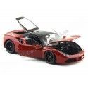 Carsdemetal.es 2015 Ferrari 488 GTB vermelho/preto 1:18 Bburago Signature Series 16905