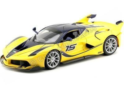 Cochesdemetal.es 2015 Ferrari FXX-K Amarillo 1:18 Bburago Race Play 16010