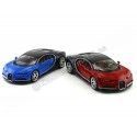 Cochesdemetal.es 2016 Bugatti Chiron Rojo / Negro 1:18 Bburago 11040