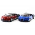 Carsdemetal.es 2016 Bugatti Chiron Red/Black 1:18 Burago 11040
