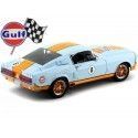 Cochesdemetal.es 1967 Shelby GT-500 Equipo Gulf Naranja-Azul 1:18 Greenlight Collectibles 12954