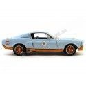 Cochesdemetal.es 1967 Shelby GT-500 Equipo Gulf Naranja-Azul 1:18 Greenlight Collectibles 12954