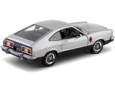 Cochesdemetal.es 1976 Ford Mustang II Stallion Gris 1:18 Greenlight Collectibles 12890 2