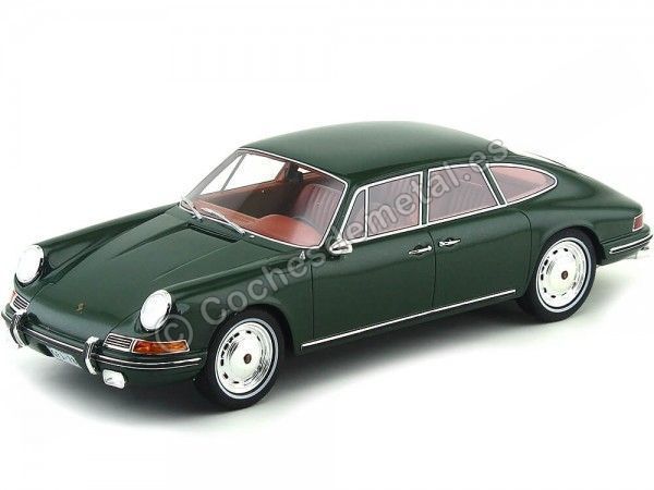 Cochesdemetal.es 1967 Porsche 911S Troutman-Barnes Dark Green 1:18 BoS-Models 060