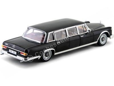 Cochesdemetal.es 1966 Mercedes-Benz 600 Pullman Negro Metalizado 1:18 Sun Star 2202 2