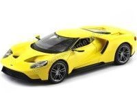 2017 Ford GT Amarillo Metalizado 1:18 Maisto 31384