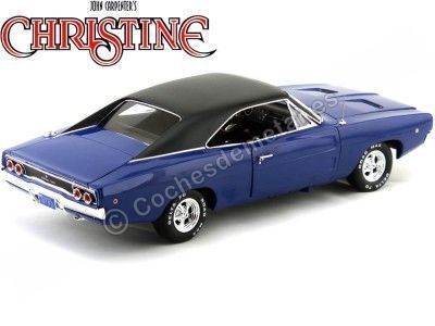 Cochesdemetal.es 1968 Dodge Charger "Christine" Azul 1:18 Auto World AWSS111 2