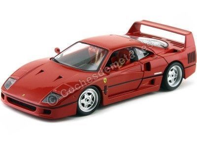 Cochesdemetal.es 1990 Ferrari F40 Red 1:18 Bburago Original Series 16601