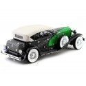 Cochesdemetal.es 1934 Duesenberg Phaeton Cabrio Verde / Negro 1:18 Modèles de signature 18110